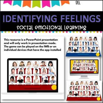 FEELINGS Flashcards l Scenario cards l Puzzle l SEL l PowerPoint Game