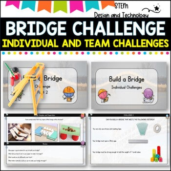 BRIDGE STEM l easy prep activity l report writing ,video stimulus and quiz