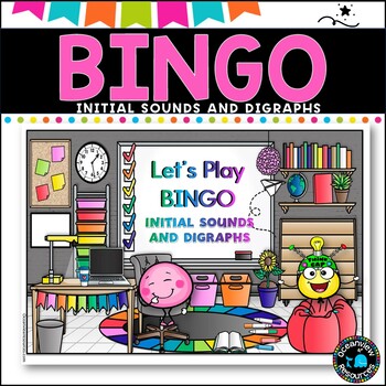 Bingo Cards- Complete set for initial sounds and Digraphs-