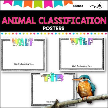 Classification of Animals Posters