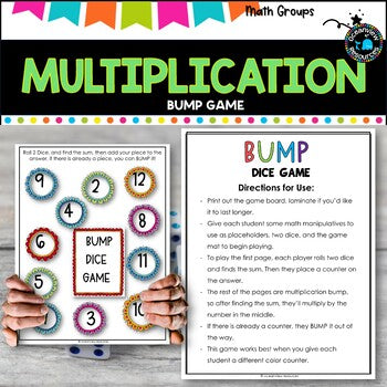 Multiplication Bump Game