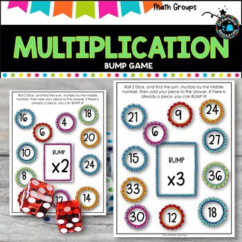 Multiplication Bump Game