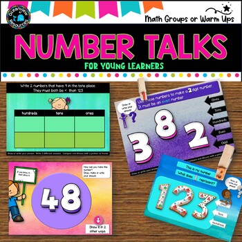 Number Talks Grade 1-2 Place value and Number sense -Math Warmups