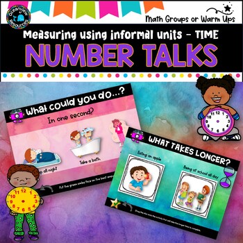 Number Talks - Measuring TIME digital and analog time - Math exploration