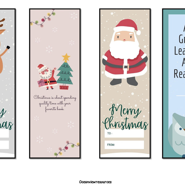 FREE CHRISTMAS BOOKMARKS