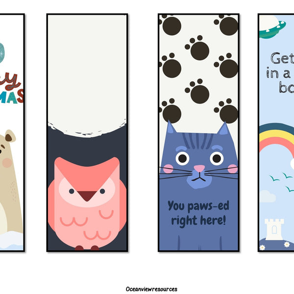 FREE CHRISTMAS BOOKMARKS