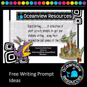 WRITING PROMPT Ideas -FREE