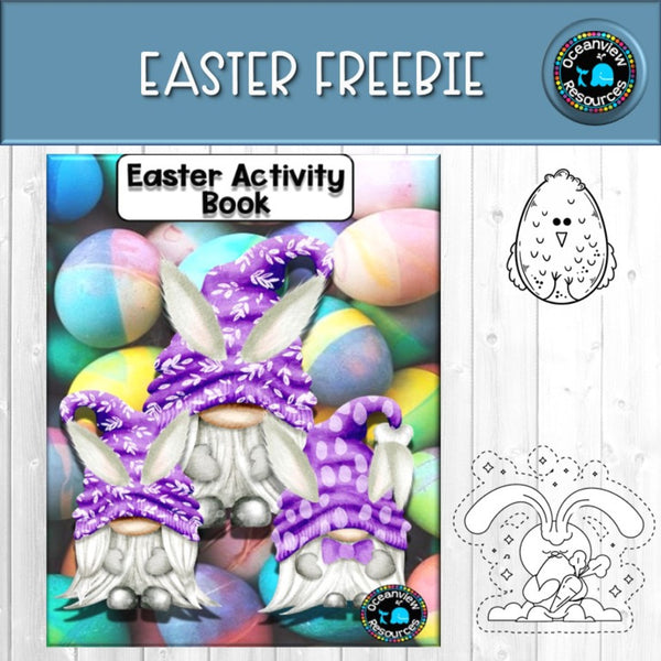 Easter FREEBIE_ Activity book to keep them busy.