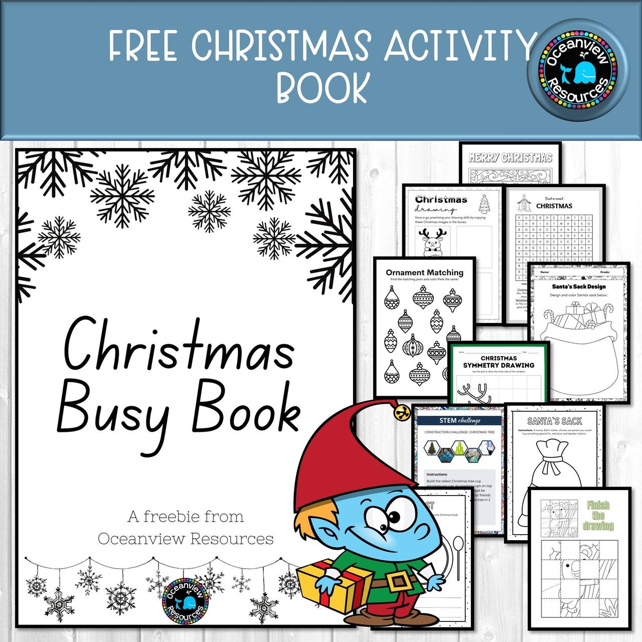 Free Christmas Activity Book