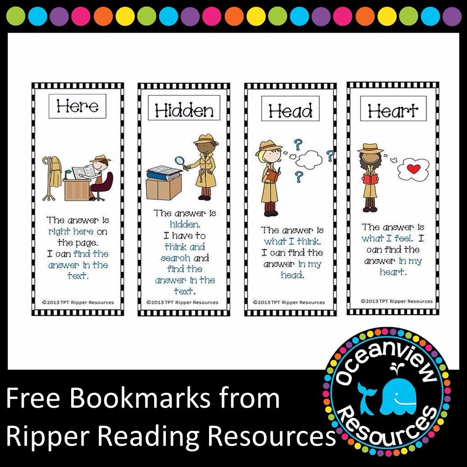 Free Resource from Ripper Reading Resources