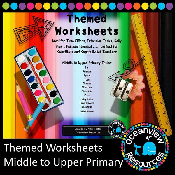 No Prep mini units of work - Blooms taxonomy, great extension activities