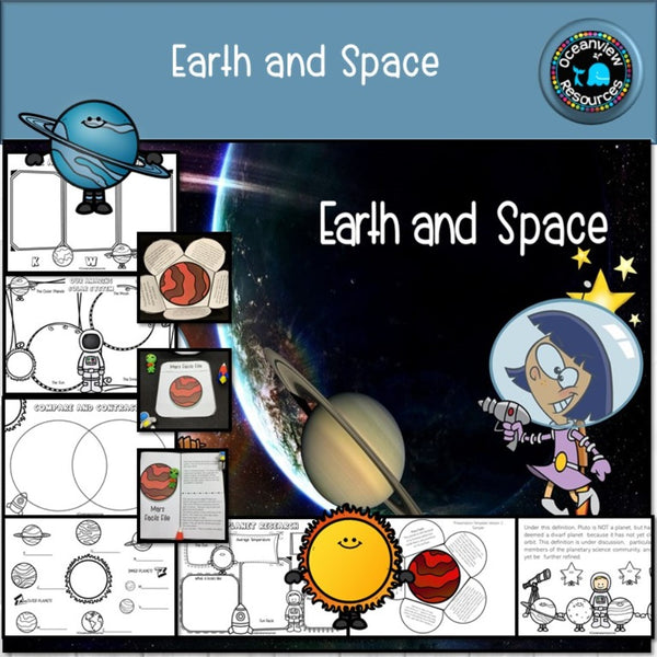 Earth and Space worksheets and activities - Oceanview Education and Teaching Supplies 